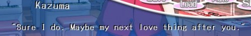 He actually says it.